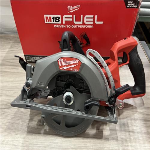 AS-IS Milwaukee FUEL 18V Lithium-Ion Cordless 7-1/4 in. Rear Handle Circular Saw (Tool-Only)