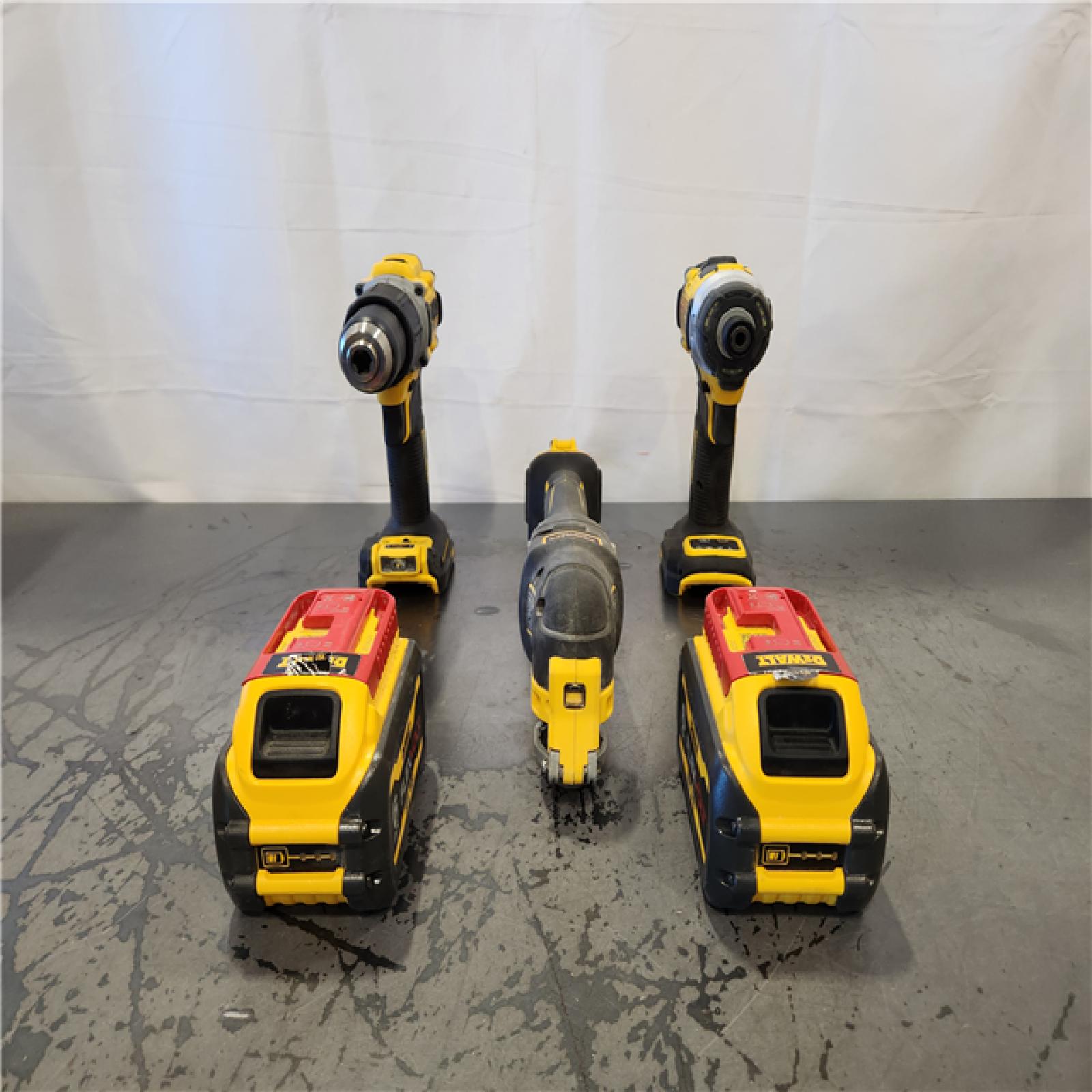AS-IS- DEWALT 20V MAX Lithium-Ion Cordless 3-Tool Combo Kit