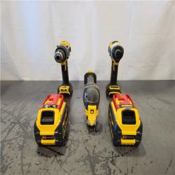 AS-IS- DEWALT 20V MAX Lithium-Ion Cordless 3-Tool Combo Kit