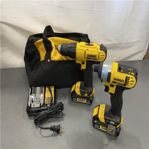 AS-IS - DeWALT 20V MAX Cordless Drill Driver/Impact Driver Combo Kit 1.3 Ah Lithium Ion