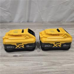 AS-IS DEWALT 20V MAX XR Lithium-Ion 8.0 Ah Battery Pack (2-Pack)