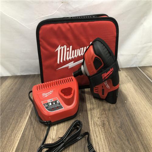 AS-IS Milwaukee M12 12-Volt Lithium-Ion Cordless Palm Nailer Kit