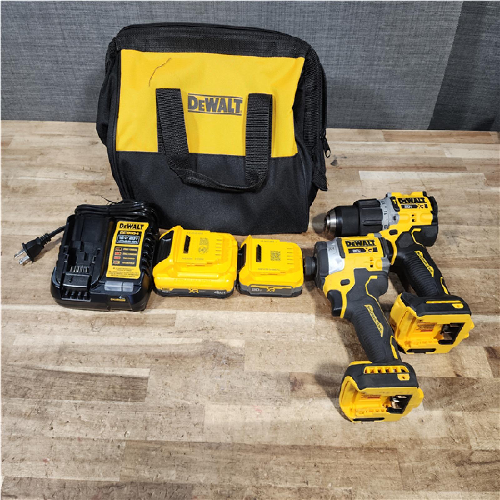 HOUSTON LOCATION - AS - IS DEWALT 20V XR Lithium-Ion Cordless 2-Tool Combo Kit
