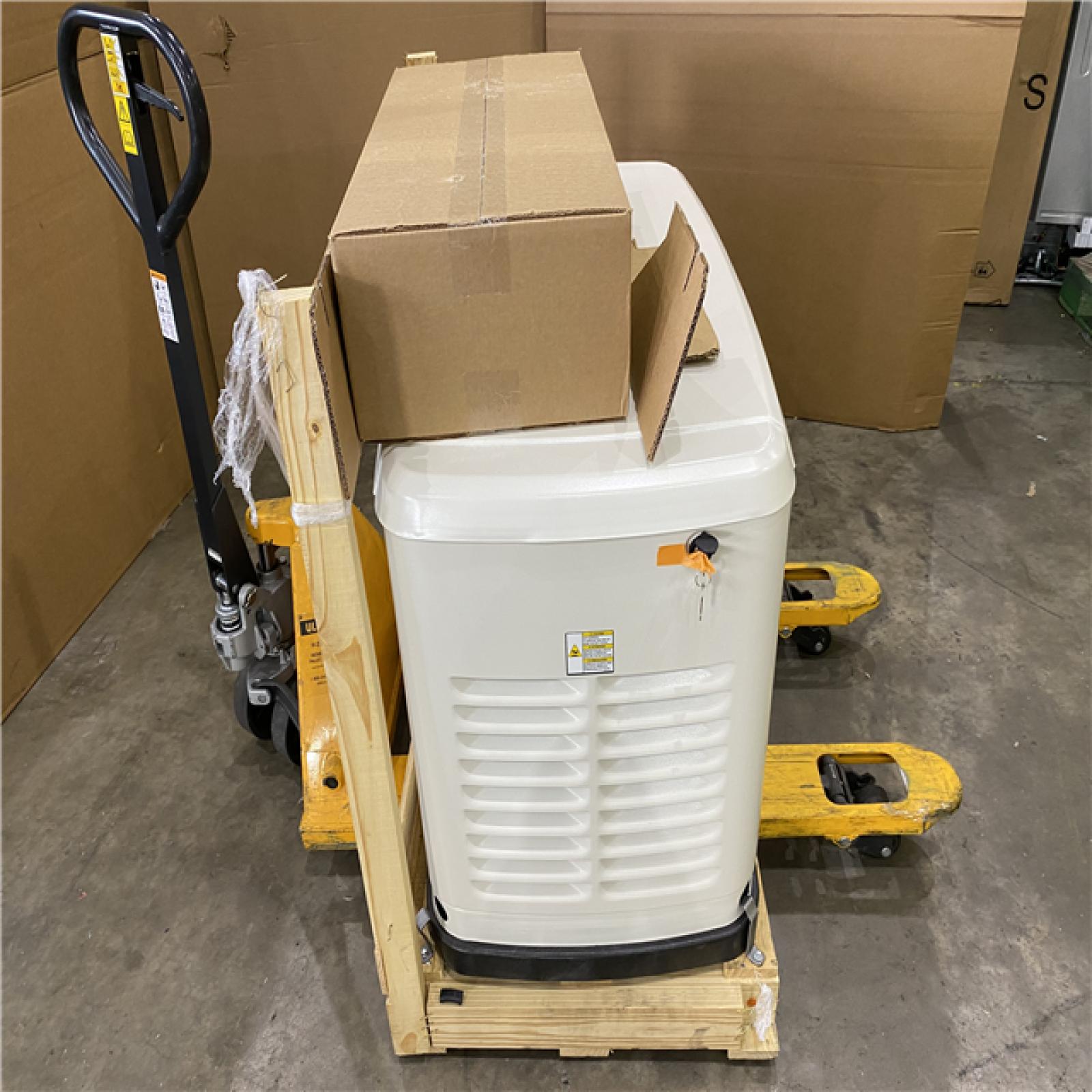 Houston Location- AS-IS - 24,000 Watt - Dual Fuel Air- Cooled Whole House Home Standby Generator