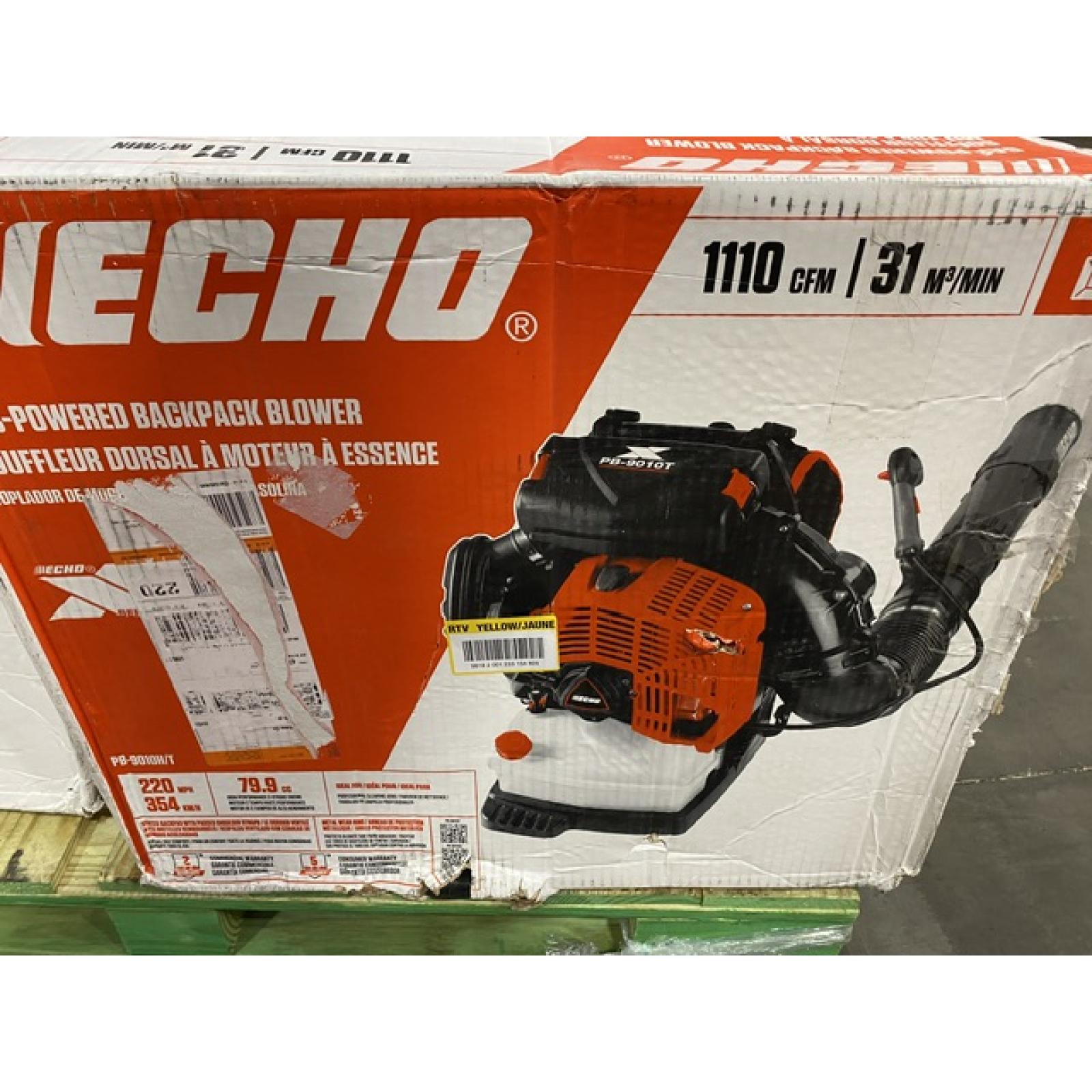 Dallas Location - As-Is ECHO 220 MPH 1110 CFM 79.9 cc Gas 2-Stroke X Series Backpack Blower