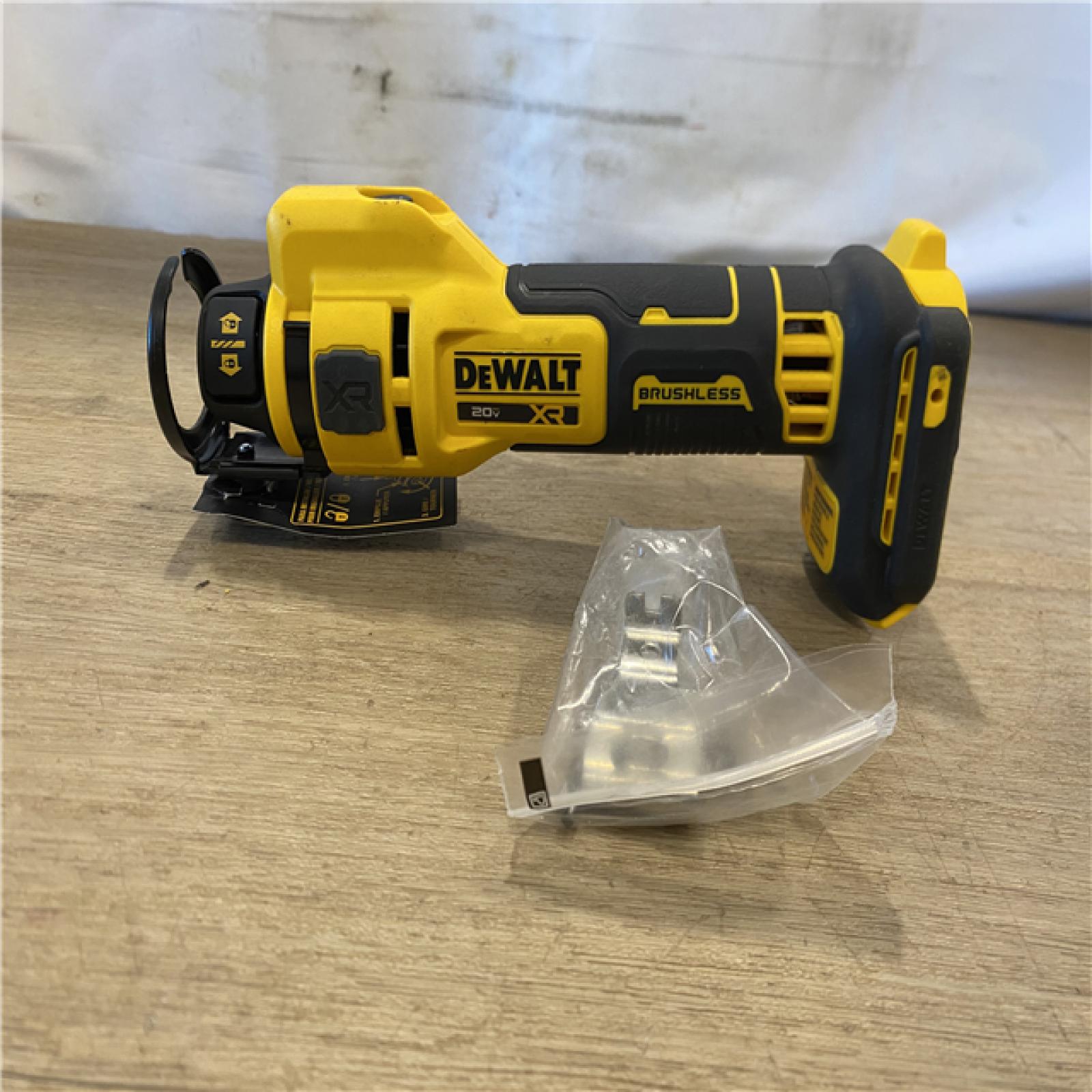 AS-IS DEWALT XR 20V Lithium-Ion Cordless Rotary Drywall Cut-Out Tool (Tool Only)