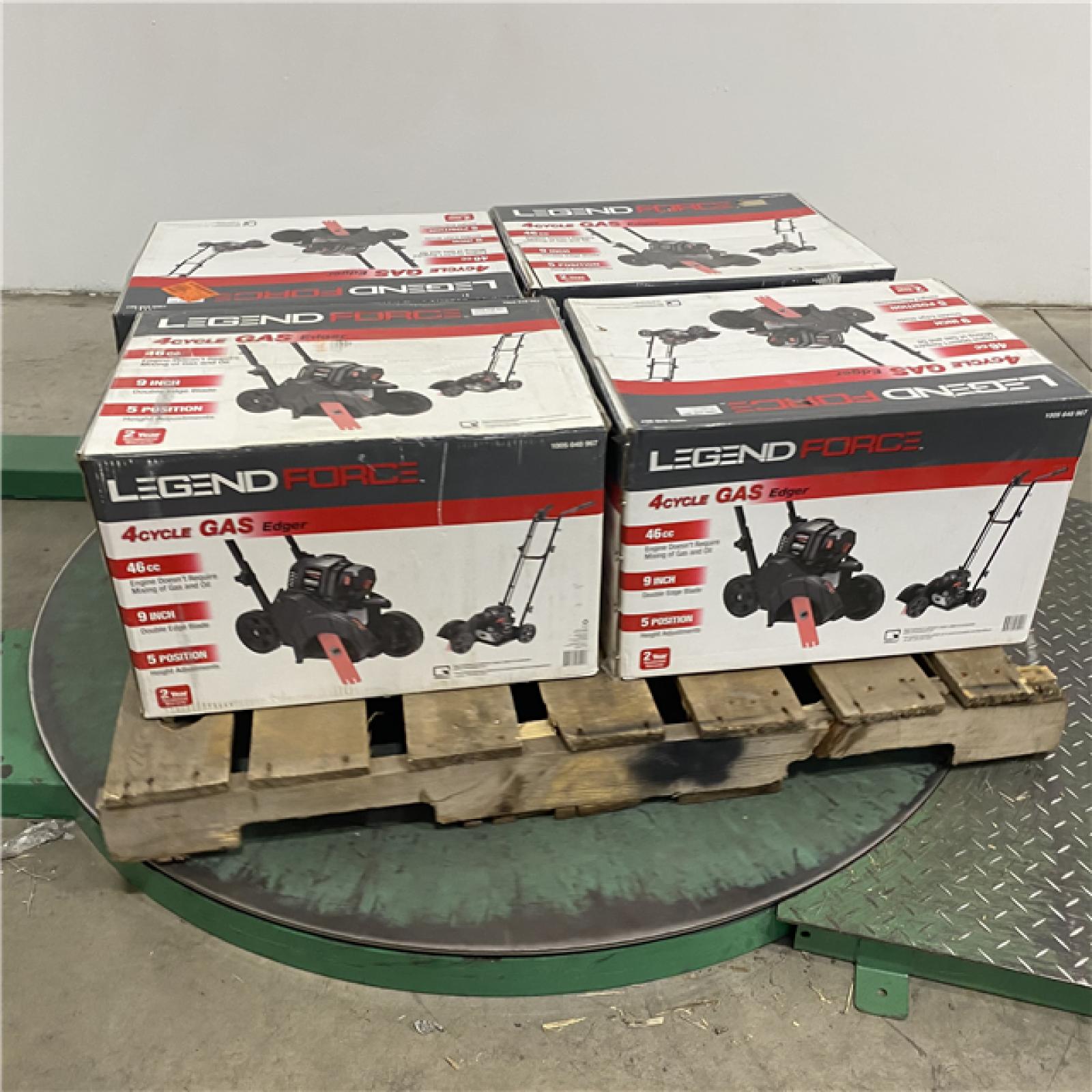 Dallas Location - As-Is- Legend Force 46 cc Gas Powered 4-Stroke Walk Behind Edger(Lot Of 4)