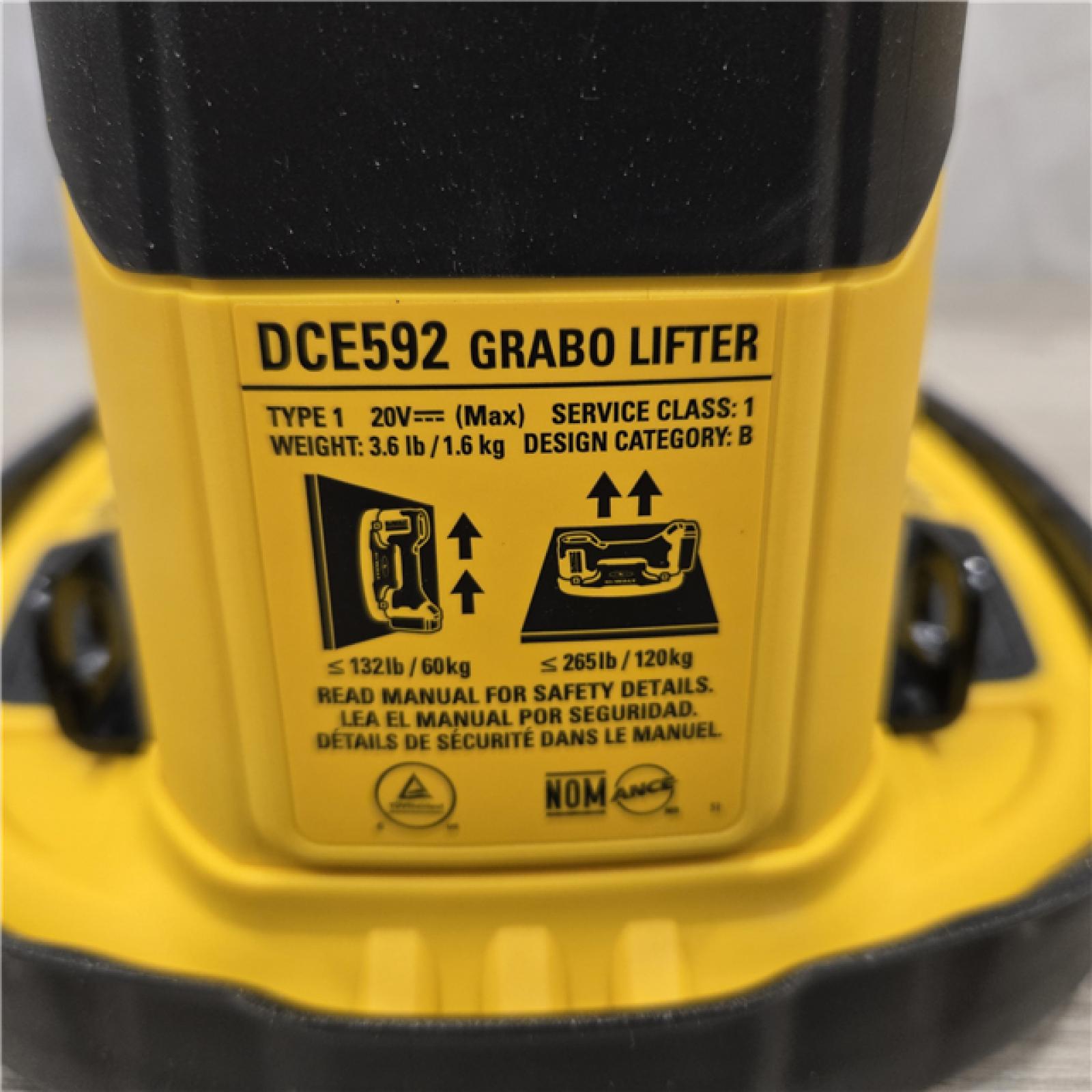 AS-IS DeWalt 20V MAX GRABO Lifter  Tool Only