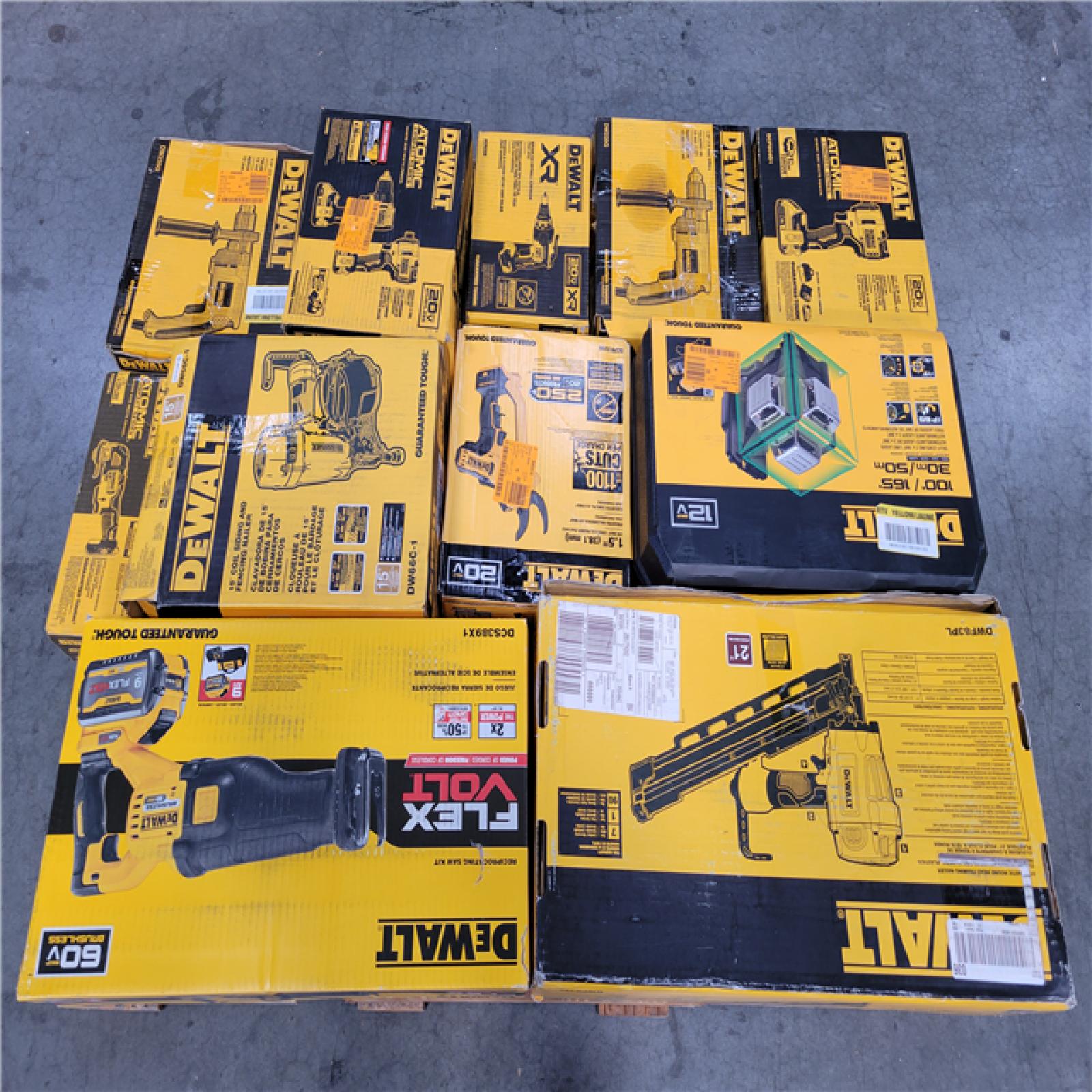 CALIFORNIA AS-IS DEWALT TOOL PALLET