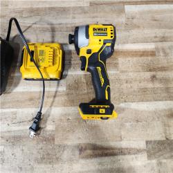 HOUSTON LOCATION - AS - IS DEWALT Atomic 20V Max Lithium-Ion Brushless Cordless Compact 1/4 in. Impact Driver Kit