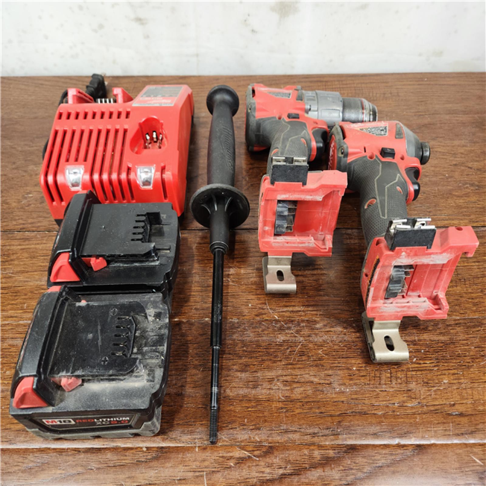 AS-IS Milwaukee M18 FUEL Brushless Cordless Hammer Drill and Impact Driver (2-Tool) Combo Kit