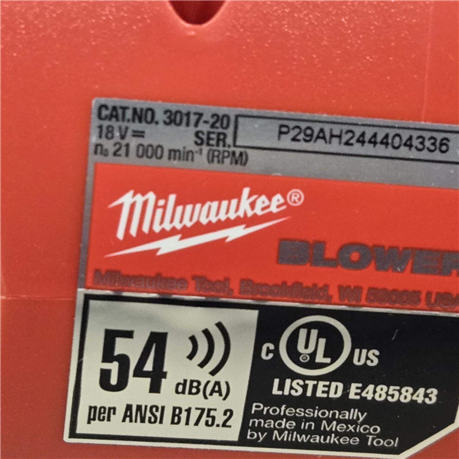 AS-IS Milwaukee M18 FUEL 18V Cordless Handheld Blower (Tool-Only)