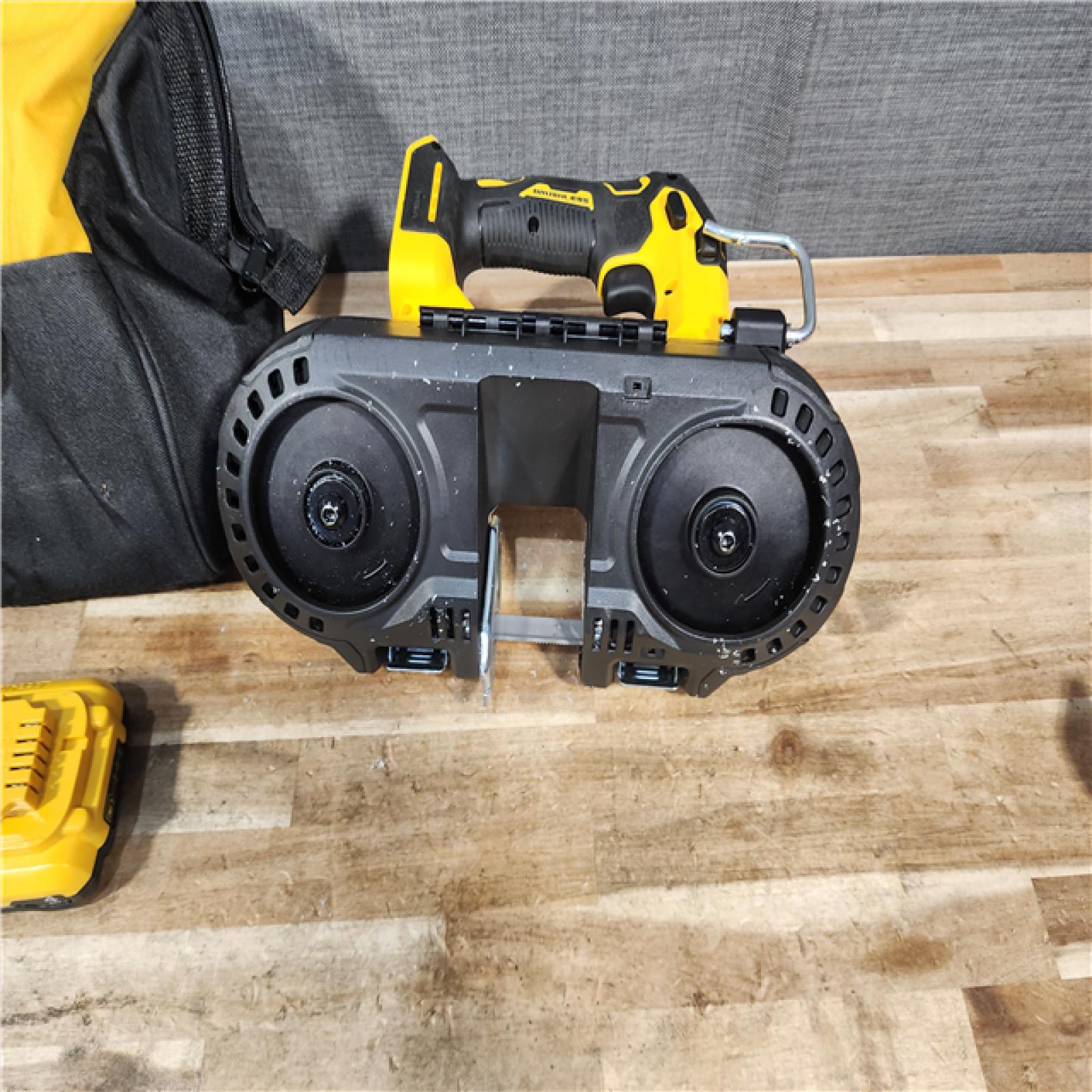 HOUSTON LOCATION - AS - IS ATOMIC 20V MAX Lithium-Ion Cordless Brushless 1-3/4 in. Bandsaw Kit with 4.0Ah Battery  Charger and Bag