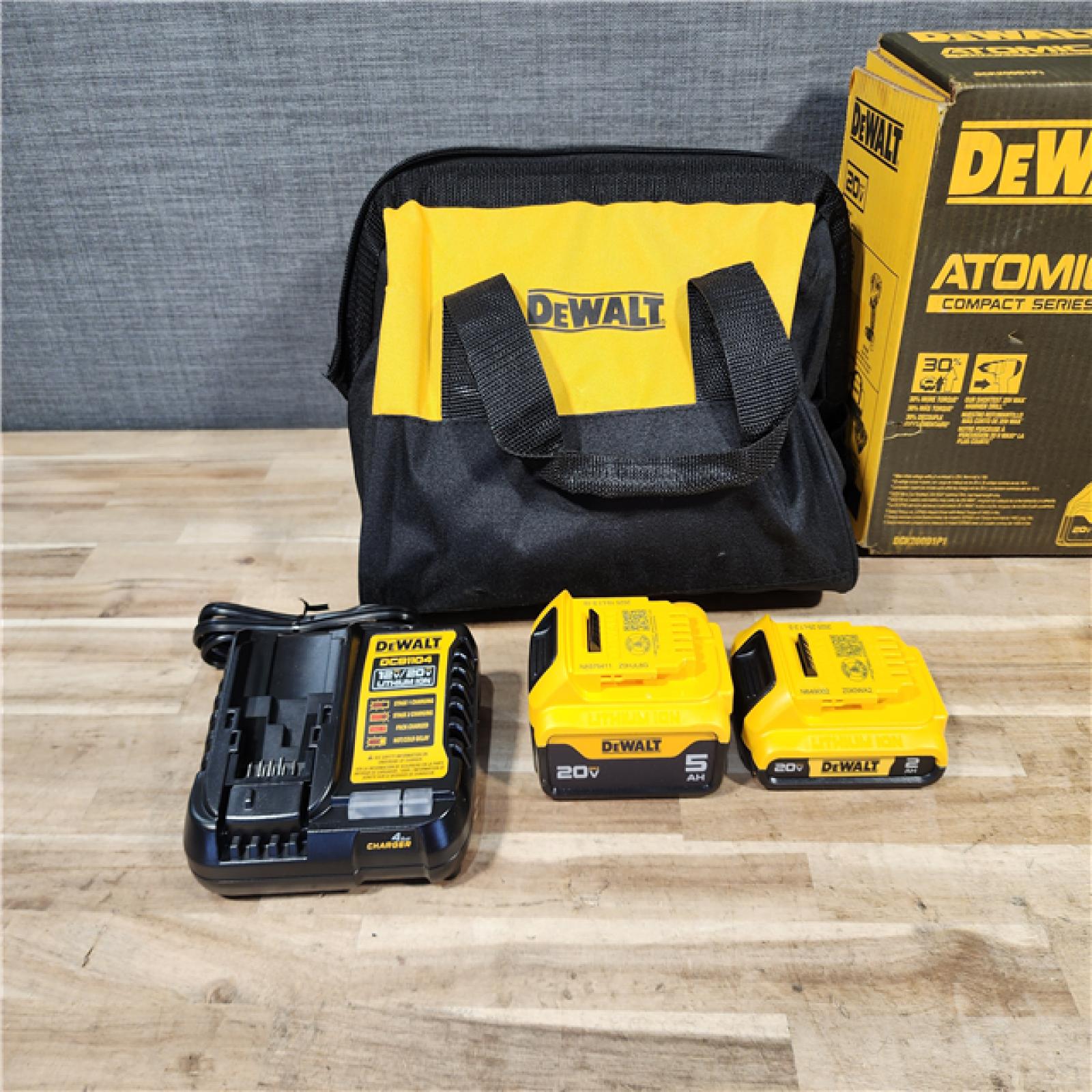 HOUSTON LOCATION - AS-IS DEWALT ATOMIC 20V MAX Lithium-Ion Cordless 2-Tool Combo Kit