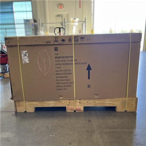 DALLAS LOCATION - AS-IS HUSKY WORKBENCH 84IN 18 DRAWER