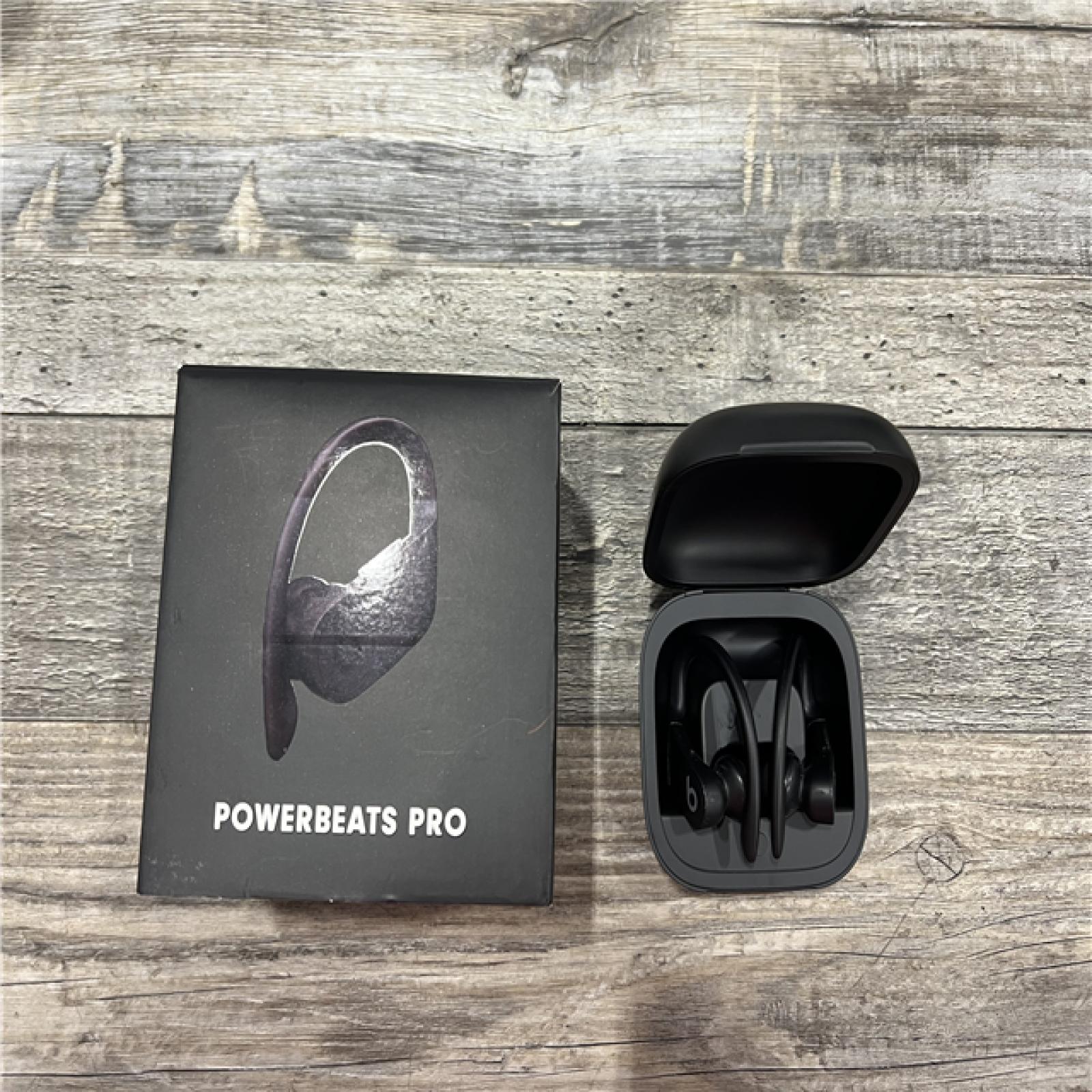 AS-IS Beats - Powerbeats Pro True Wireless Active Noise Canceling Earbuds - Jet Black