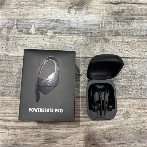 AS-IS Beats - Powerbeats Pro True Wireless Active Noise Canceling Earbuds - Jet Black