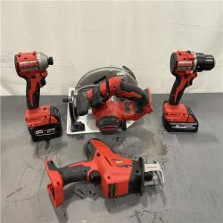 AS-IS - Milwaukee M18 18-Volt Lithium-Ion Brushless Cordless Combo Kit
