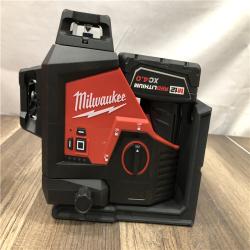 AS-IS Milwaukee 12-Volt Lithium-Ion Cordless Green 250 ft. 3-Plane Laser Level Kit