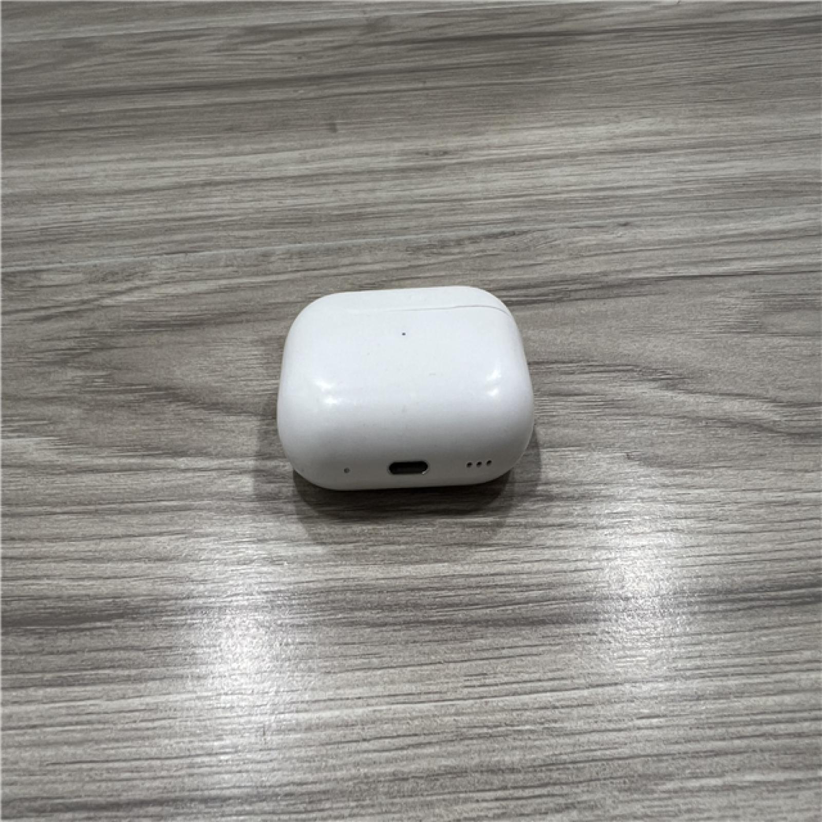 AS-IS Apple AirPods Pro (2nd Generation) with the USB-C MagSafe Charging Case