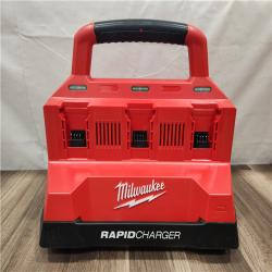 AS-IS- Milwaukee M18 Packout Six Bay Rapid Charger (Tool-Only)