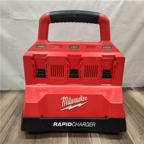 AS-IS- Milwaukee M18 Packout Six Bay Rapid Charger (Tool-Only)