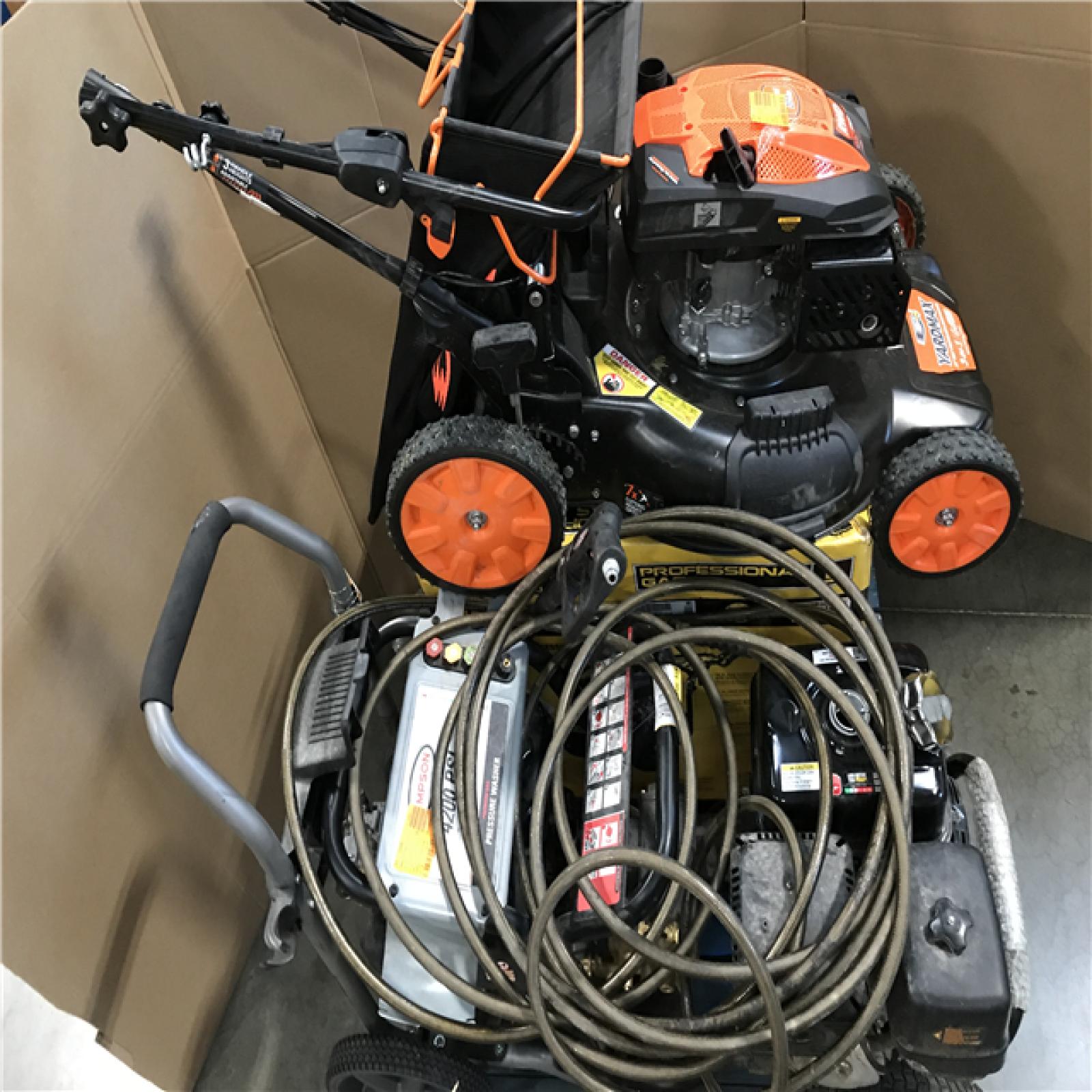 CALIFORNIA AS-IS OUTDOOR POWER EQUIPMENT
