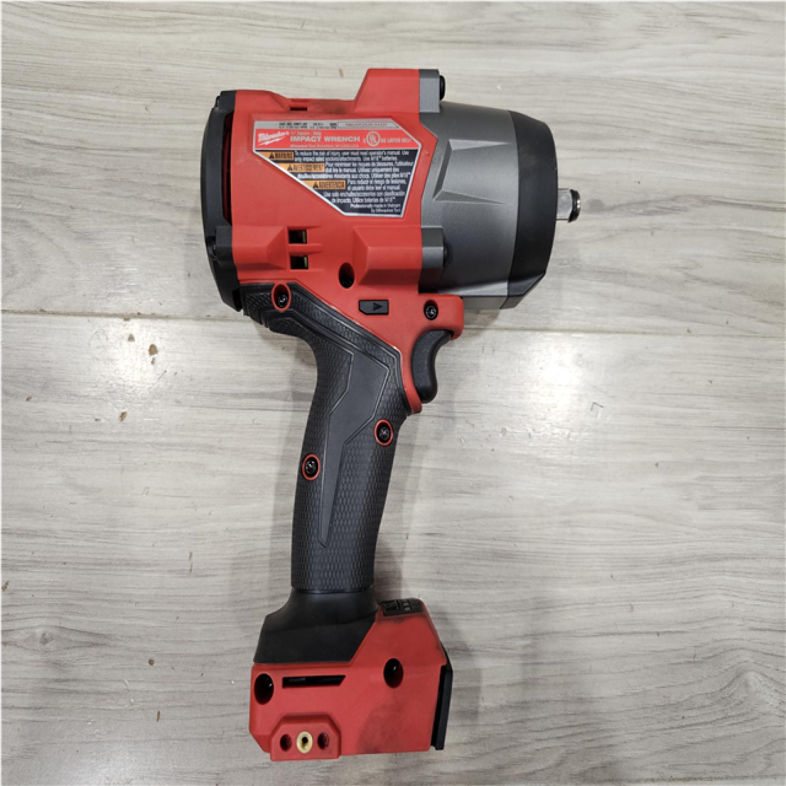 AS-IS Milwaukee FUEL 18V Lithium-Ion Brushless Cordless 1/2 in. Impact Wrench with Friction Ring (Tool-Only)