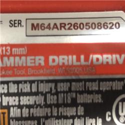 AS-IS Milwaukee FUEL 18V Lithium-Ion Brushless Cordless Hammer Drill and Impact Driver Combo Kit