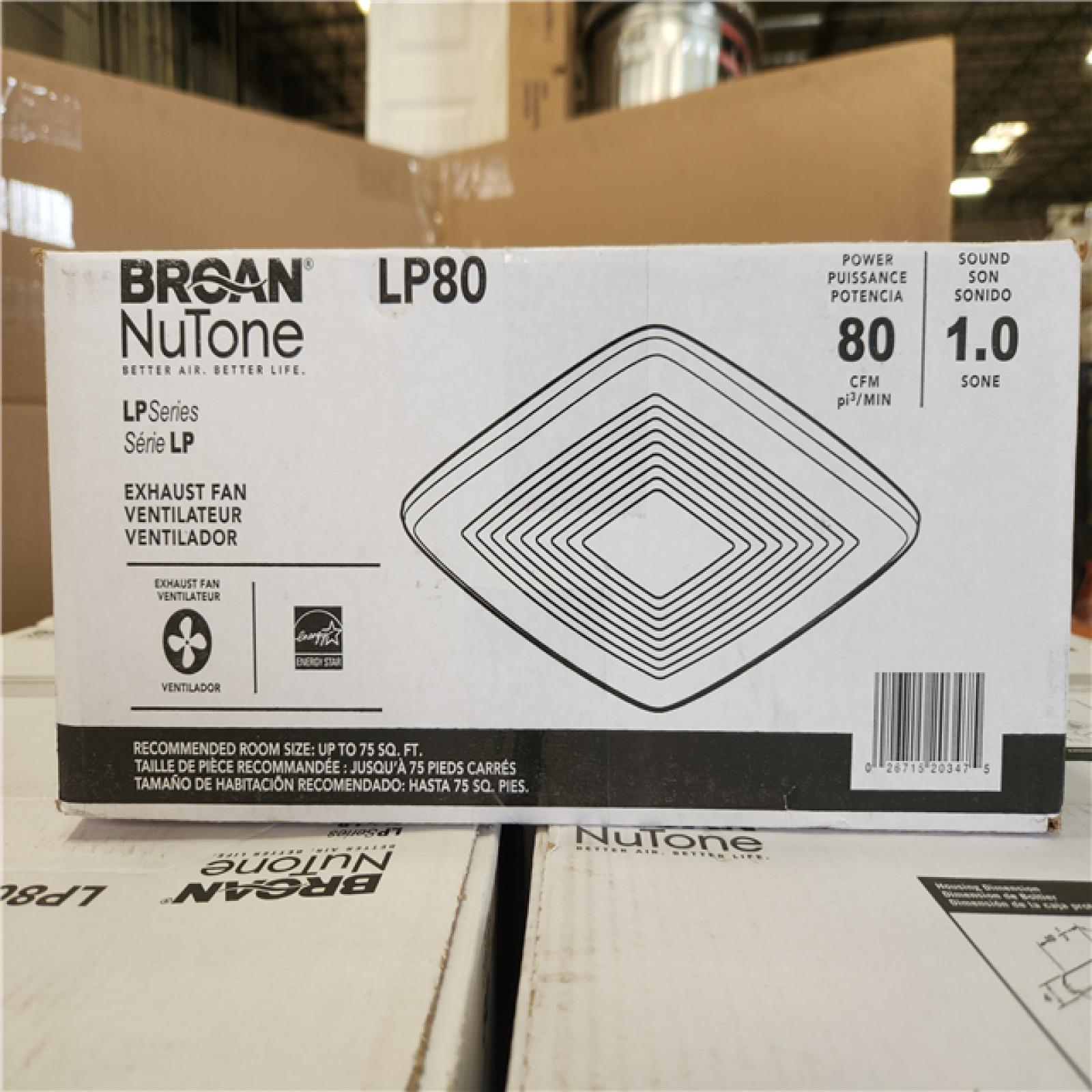 Phoenix NEW 25 Broan-NuTone LoProfile 80 CFM Ceiling/Wall Bathroom Exhaust Fan with 4 in. Oval Duct or 3 in. Round Duct  ENERGY STAR* (RV: $2 000)