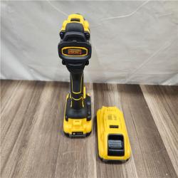 AS-IS- DeWalt 20V XR Lithium-Ion Cordless Brushless 1/2 in. Drill/Driver Kit with (2) 4.0 Ah Batteries and Charger