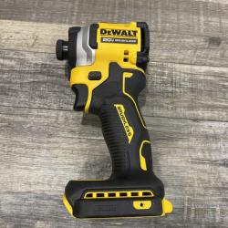 AS-IS DEWALT ATOMIC 20V MAX Lithium-Ion Cordless 1/4 in. Brushless Impact Driver Kit