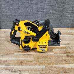 HOUSTON LOCATION - AS-IS (APPEARS LIKE NEW) DEWALT FLEXVOLT 60V MAX Cordless Brushless 7-1/4 in. Wormdrive Style Circular Saw (Tool Only)