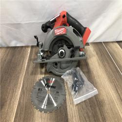 AS-IS Milwaukee FUEL 18V Lithium-Ion Brushless Cordless 6-1/2 in. Circular Saw (Tool-Only)