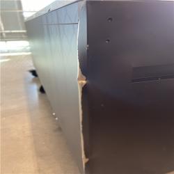 DALLAS LOCATION - Husky Tool Storage Heavy Duty 96 in. W x 24 in. D Matte Black Mobile Workbench Cabinet with Stainless Steel Top