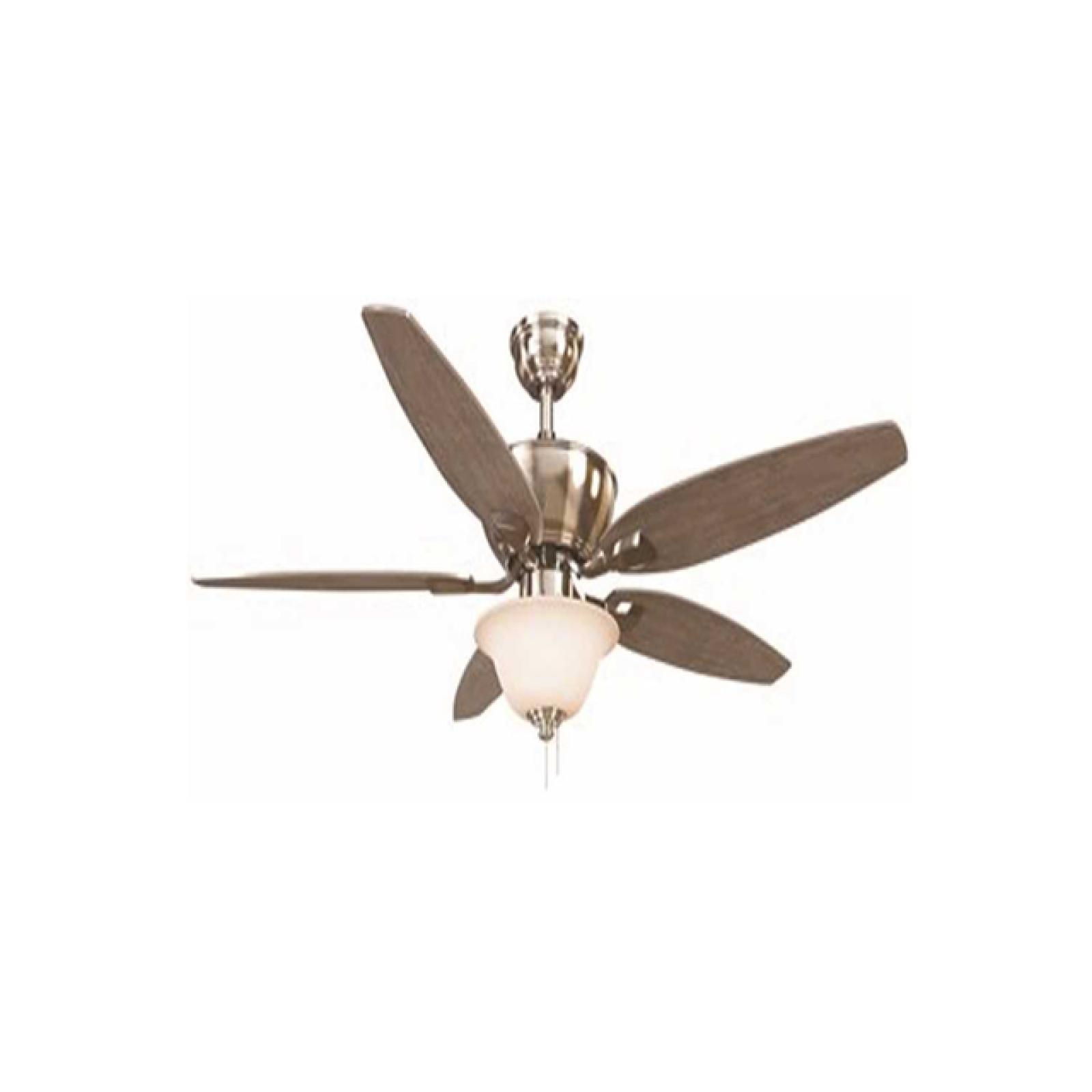 DALLAS LOCATION - Hampton Bay Carrolton II 52 in. LED Indoor Brushed Nickel Ceiling Fan with Light Kit PALLET-(30 UNITS)