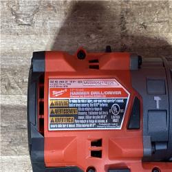 Houston Location AS-IS Milwaukee FUEL 18V Lithium-Ion Brushless Cordless 1/2 in. Hammer Drill Driver Kit