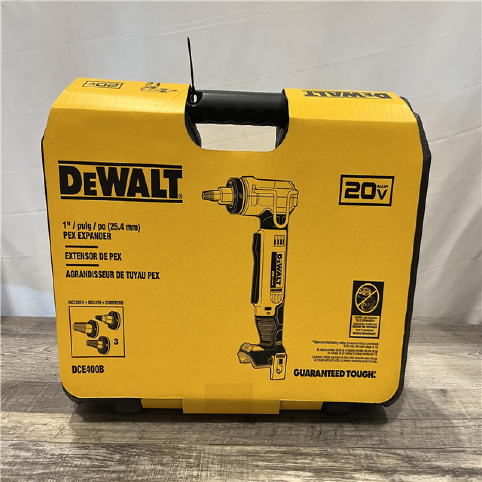 NEW - DEWALT 20V MAX Cordless 1 in. PEX Expansion Tool Kit