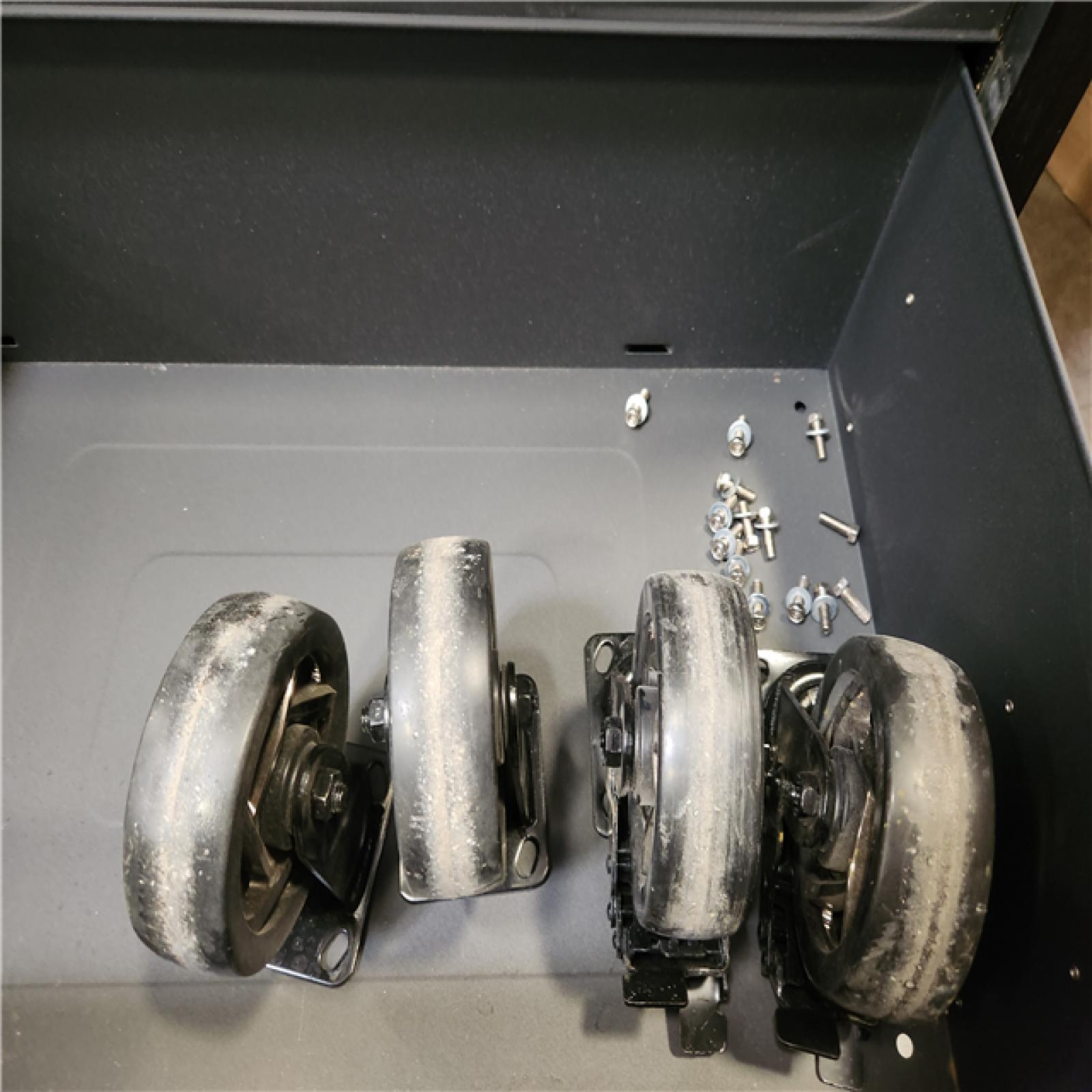 Phoenix Husky Tool Storage 52 in. W x 20 in. D Heavy Duty Rolling Tool Chest Combo in Matte Black