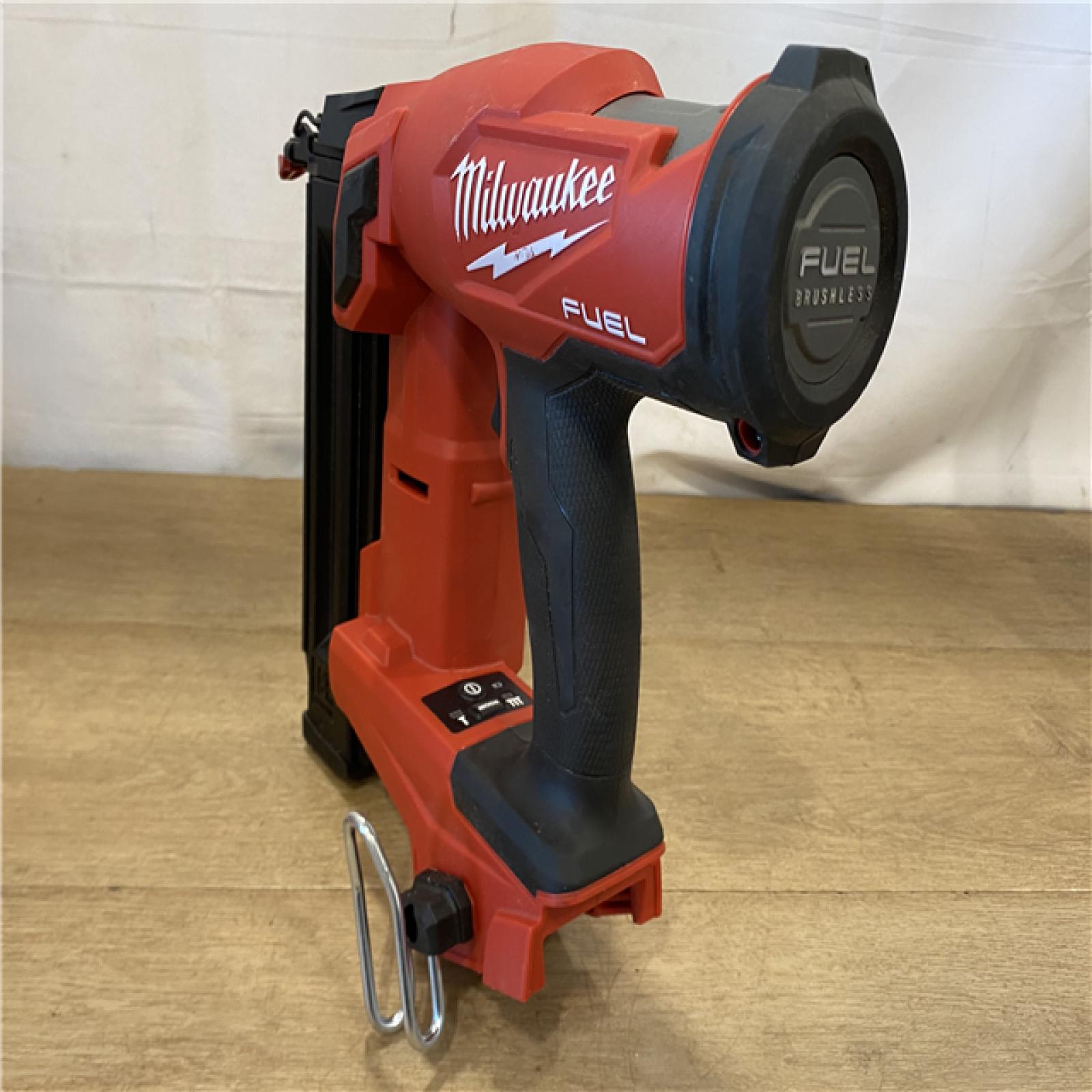 AS-IS Milwaukee FUEL 18-Volt Lithium-Ion Brushless Cordless Gen II 18-Gauge Brad Nailer (Tool-Only)