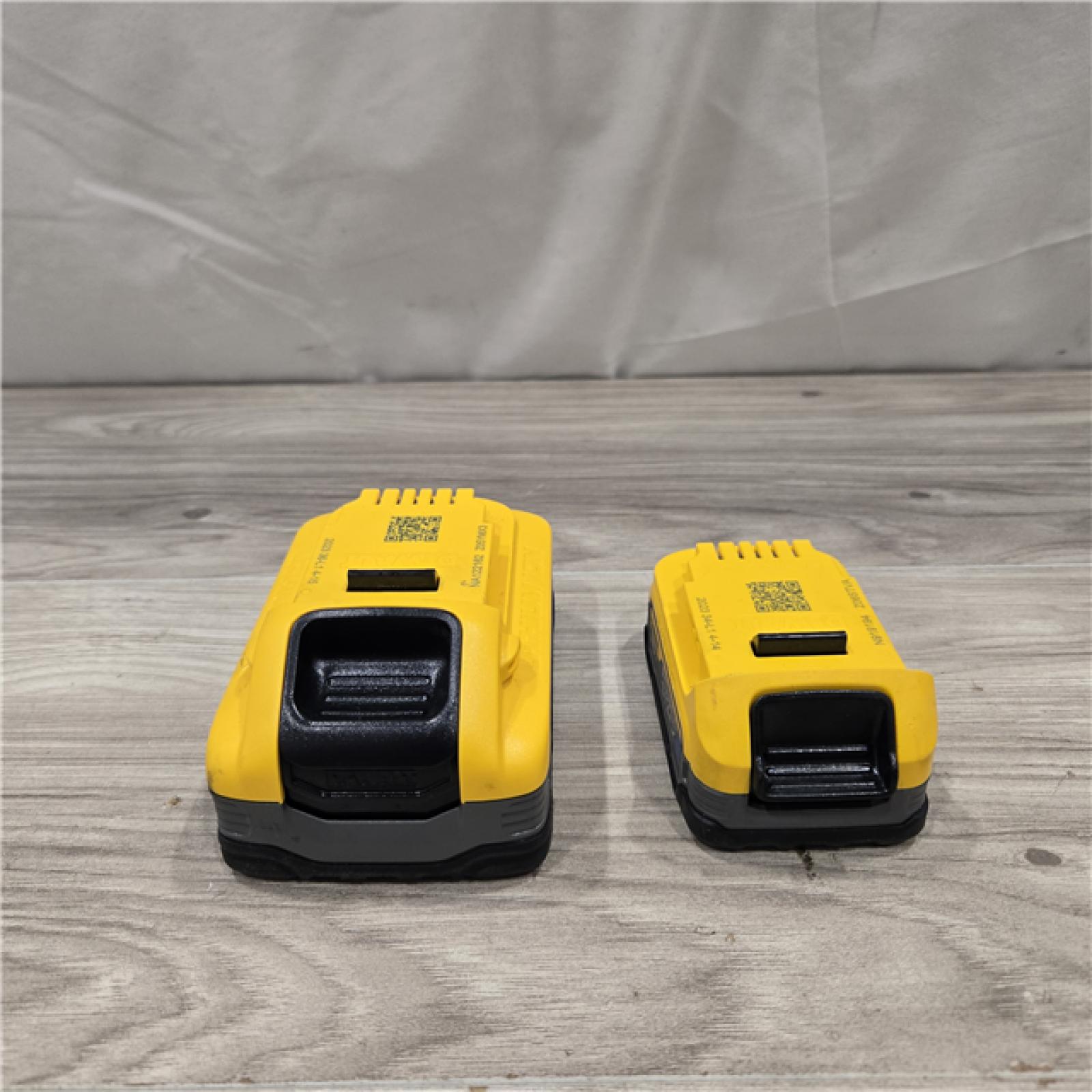 AS-IS Dewalt DCBP315-2C 20V MAX POWERSTACK Batteries and Charger Starter Kit