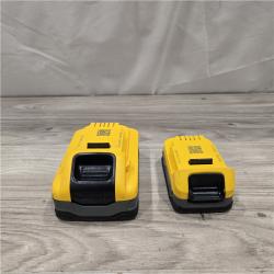 AS-IS Dewalt DCBP315-2C 20V MAX POWERSTACK Batteries and Charger Starter Kit