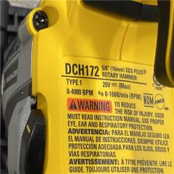 AS-IS DEWALT ATOMIC 20V MAX Cordless Brushless Ultra-Compact 5/8 in. SDS Plus Hammer Drill (Tool Only)