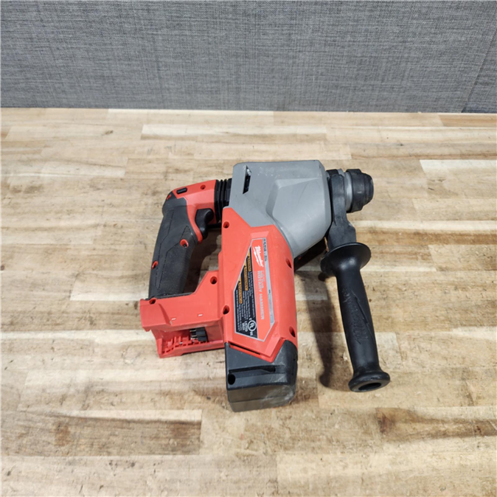 HOUSTON LOCATION - AS - IS Milwaukee  FUEL 18V Lithium-Ion Brushless Cordless 1 in. SDS-Plus Rotary Hammer (Tool-Only)