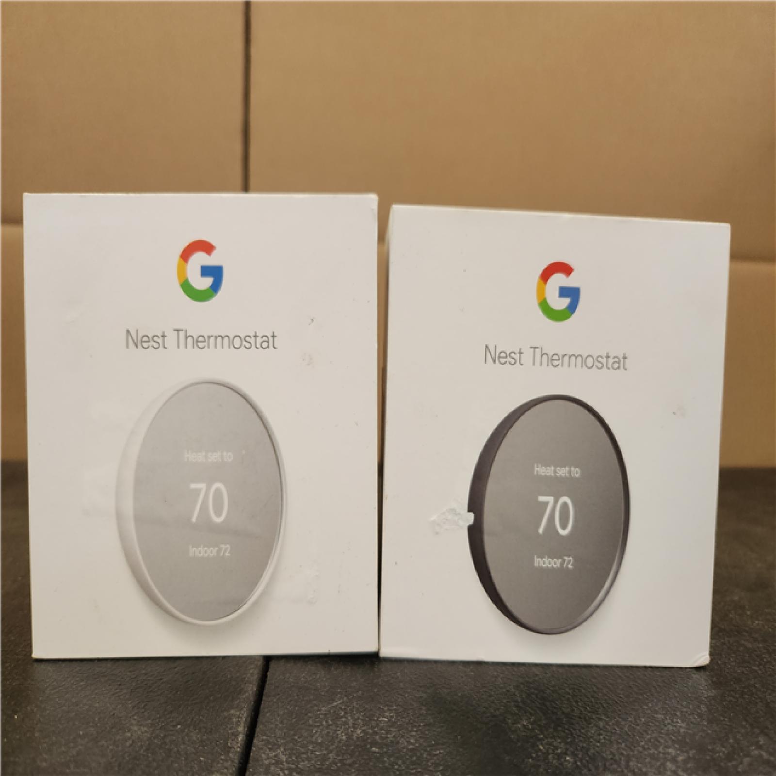 Phoenix Google Nest Thermostat - Smart Programmable Wi-Fi Thermostat (2-Pack)