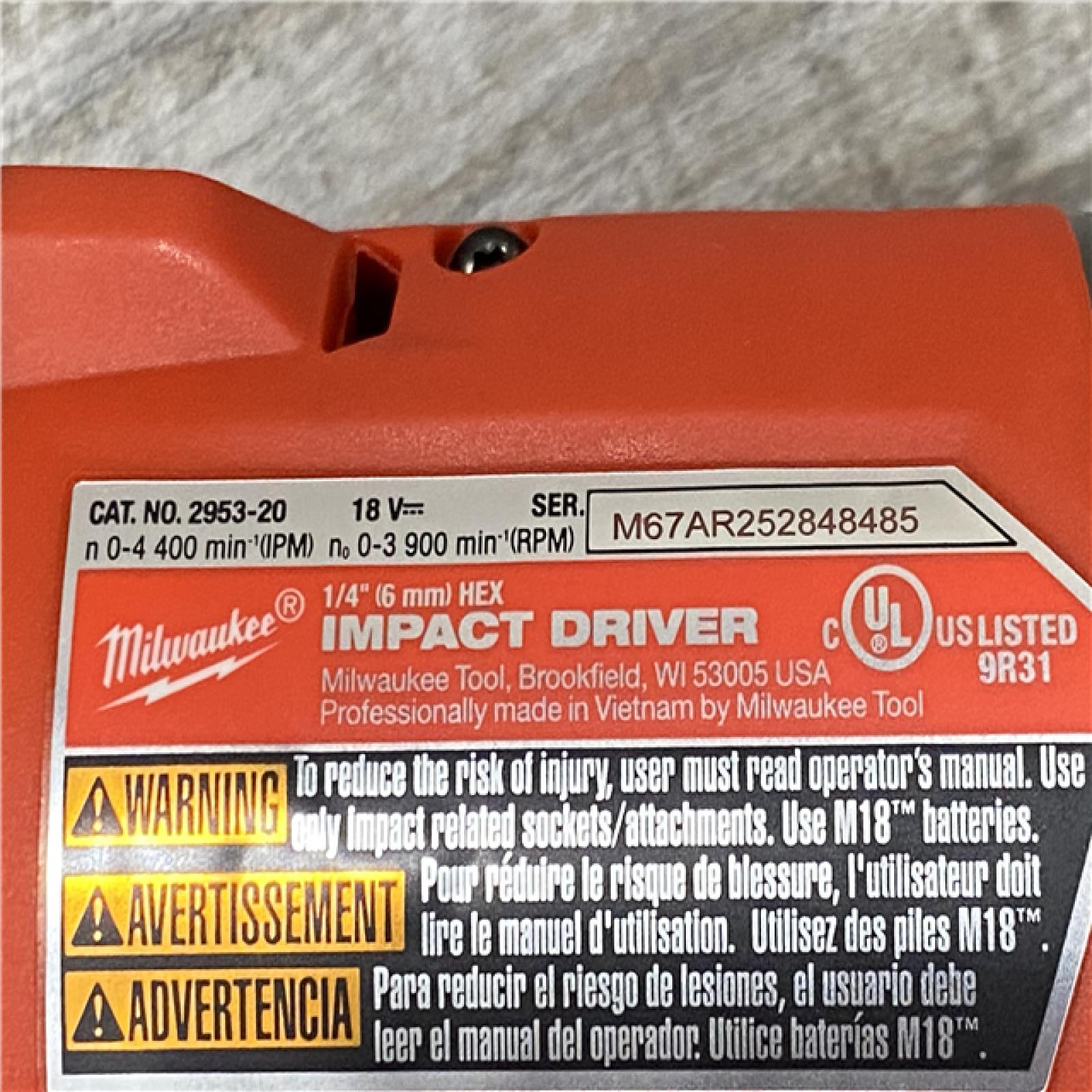 AS-IS Milwaukee FUEL 18V Lithium-Ion Brushless Cordless Hammer Drill and Impact Driver Combo Kit