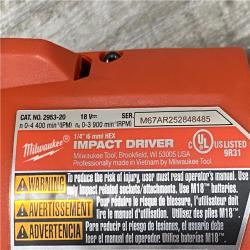 AS-IS Milwaukee FUEL 18V Lithium-Ion Brushless Cordless Hammer Drill and Impact Driver Combo Kit