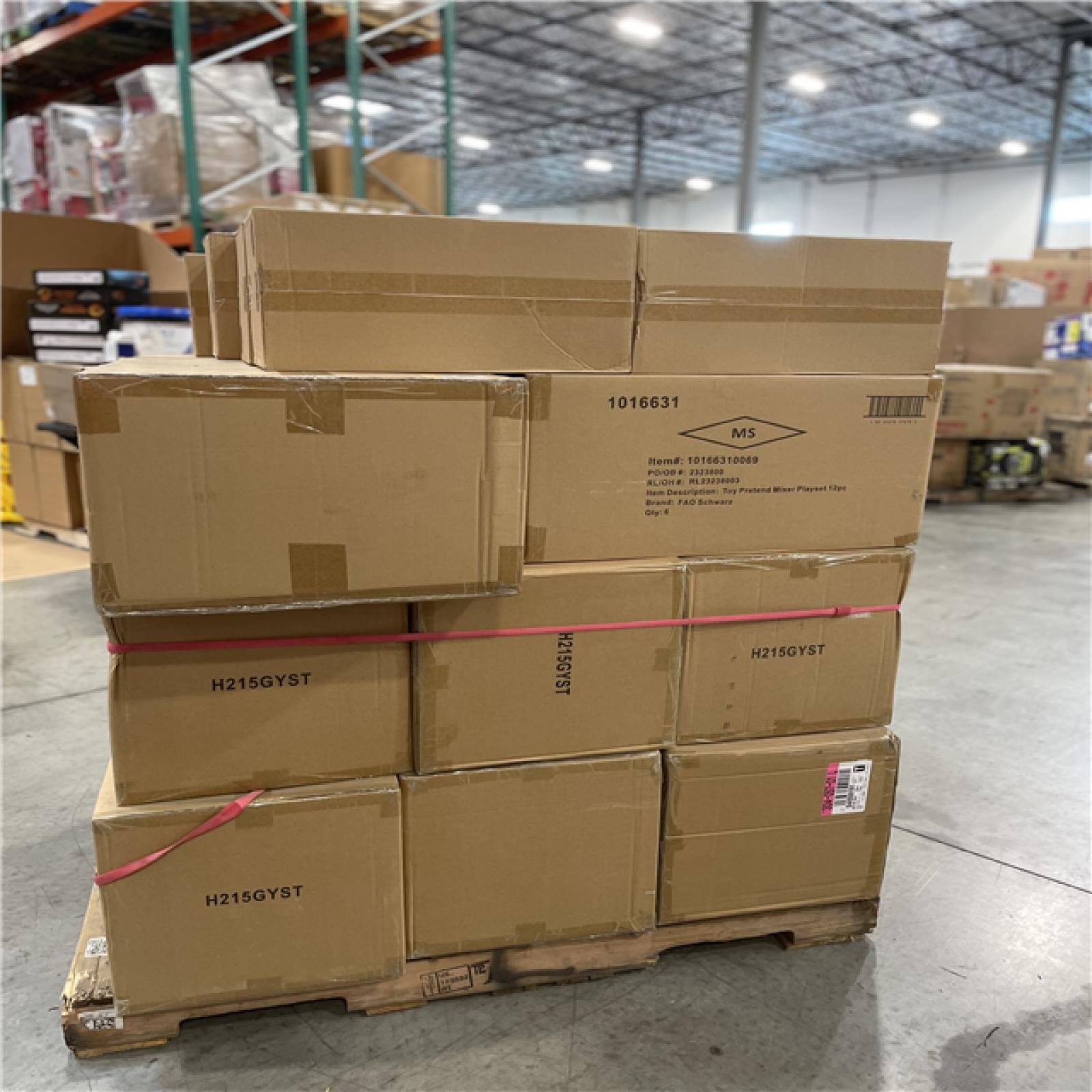 DALLAS LOCATION - NEW! BULLSEYE MIXED TOY PALLET-(168 UNITS)