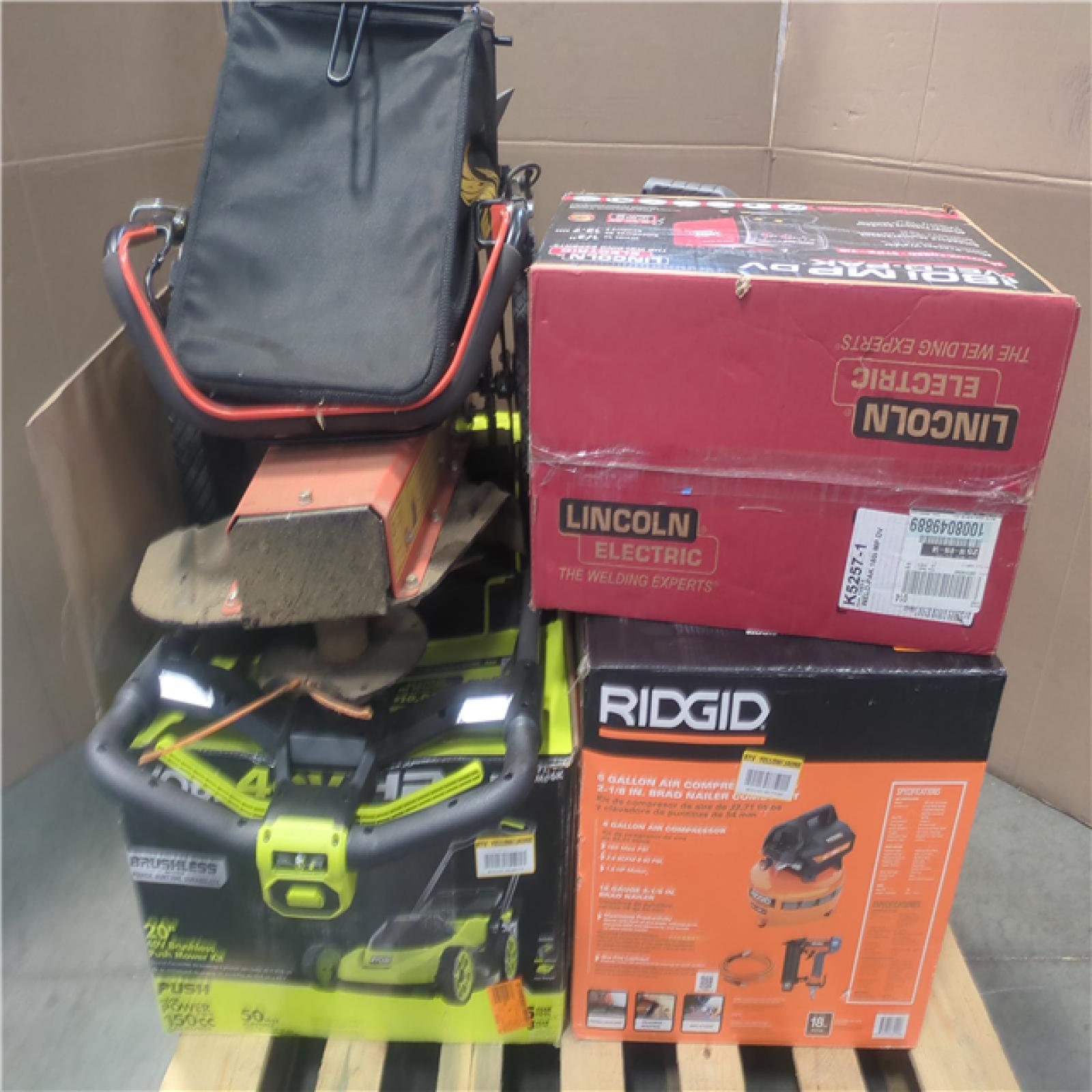 California AS-IS OUTDOOR POWER EQUIPMENT