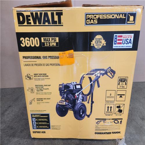 Phoenix AS-IS DEWALT 3600 PSI 2.5 GPM Cold Water Gas Professional Pressure Washer with HONDA GX200 Engine